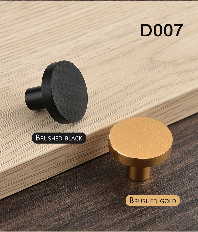 Modern minimalist cabinet doors shoe cabinet TV cabinet drawers square single-hole small pull handles round knobs - Image 23