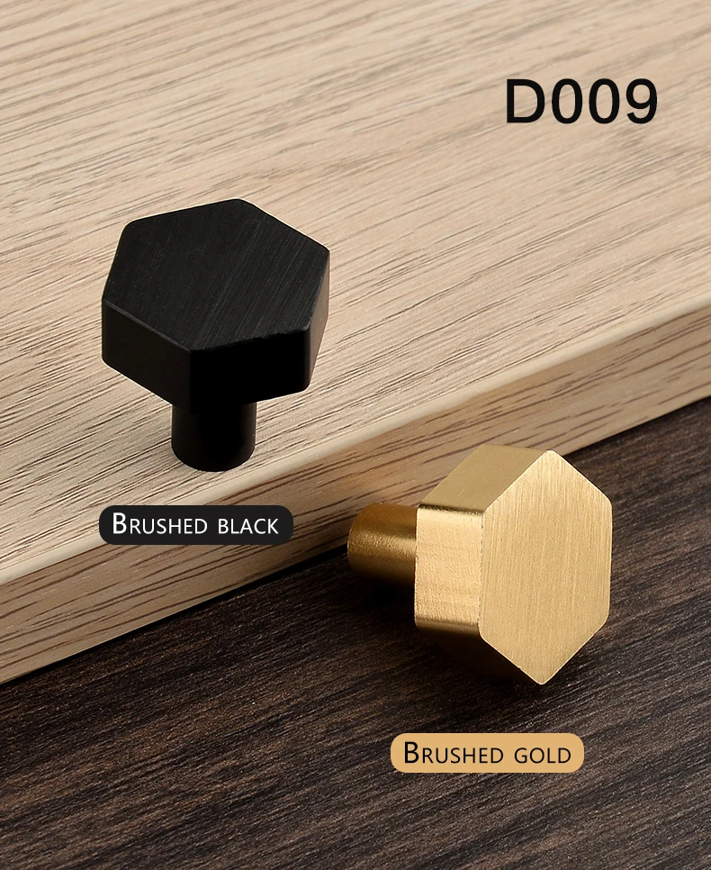 Modern minimalist cabinet doors shoe cabinet TV cabinet drawers square single-hole small pull handles round knobs - Image 24