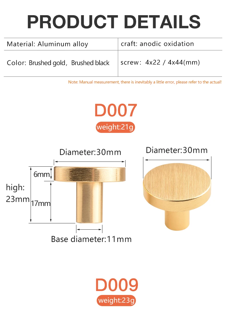 Modern minimalist cabinet doors shoe cabinet TV cabinet drawers square single-hole small pull handles round knobs - Image 26