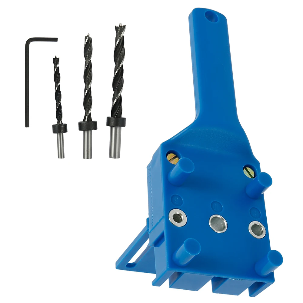 Tootise Woodworking Pocket Hole Jig Drill Guide Dowel Drilling Doweling Hole Saw Locator Drill for Carpenteror Wood 2023 - Image 4