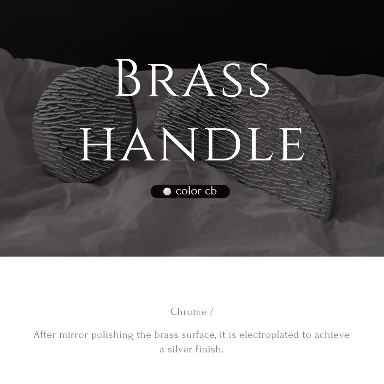 Santaya Solid Brass Cabinet Handle Round Kitchen Cabinet Pull High-end Luxury Wardrobe Chrome Silver Pulls Furniture Drawer Knob - Image 9