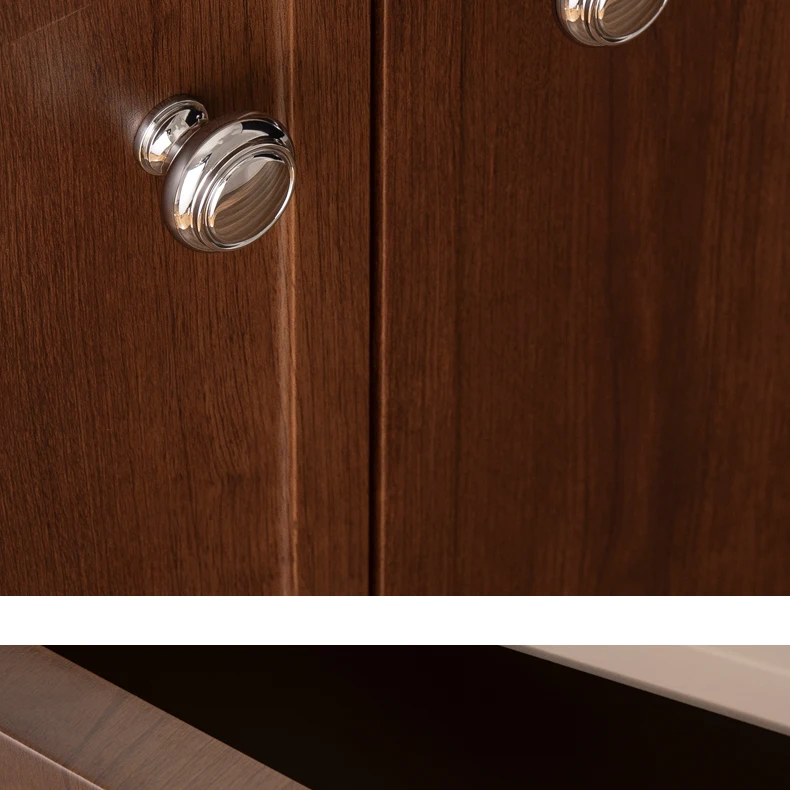 Santaya Solid Brass Chrome Kitchen Cabinet Pull Drawer Knob Bedroom Bright Silver Wardrobe Dresser Handle - Image 22