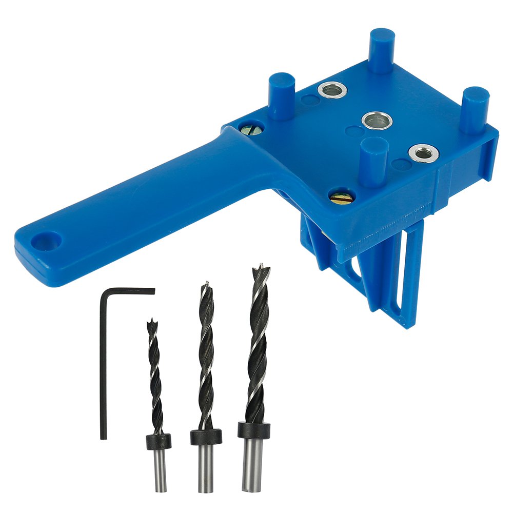 Tootise Woodworking Pocket Hole Jig Drill Guide Dowel Drilling Doweling Hole Saw Locator Drill for Carpenteror Wood 2023 - Image 28