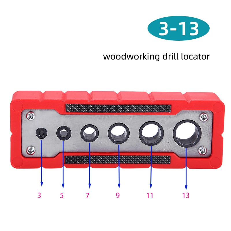 Woodworking Drill Locator Drilling Jig Punch Locator Holder Drill Guide Fixture with Scale Precise Positioner Woodworking Tool - Image 8