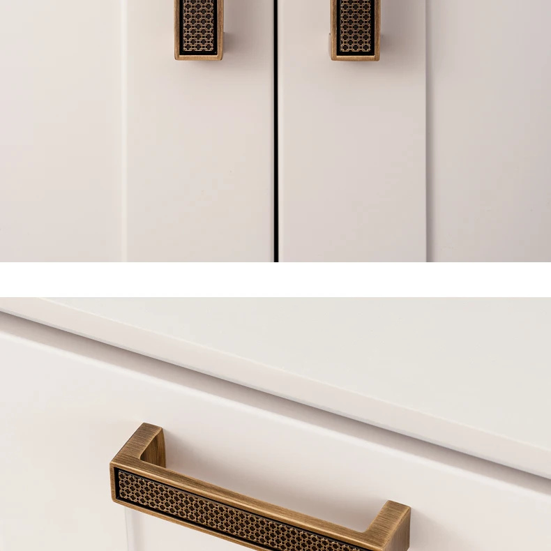 Santaya Antique Brass Handle Luxury Bronze Pull Kitchen Cabinet Handle Wardrobe Drawer Knob - Image 20