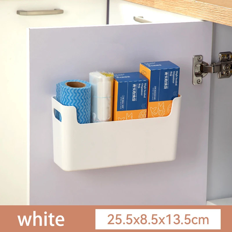 Cabinet door storage box, seasoning rack, perforated wall storage box, home underwear and socks storage rack, tableware drying - Image 15