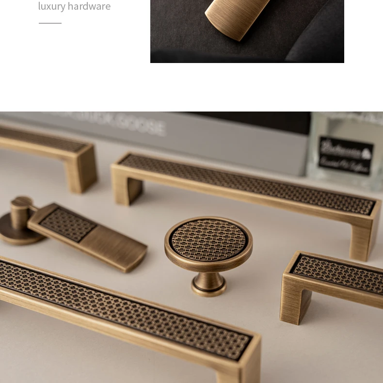 Santaya Antique Brass Handle Luxury Bronze Pull Kitchen Cabinet Handle Wardrobe Drawer Knob - Image 15