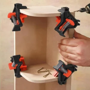 1PC 4PCS 90 Degree Corner Clamps Wood Working Tools Right Angle Clamps Clip Clamp Tool for Woodworking Corner Clip Fixer Corner