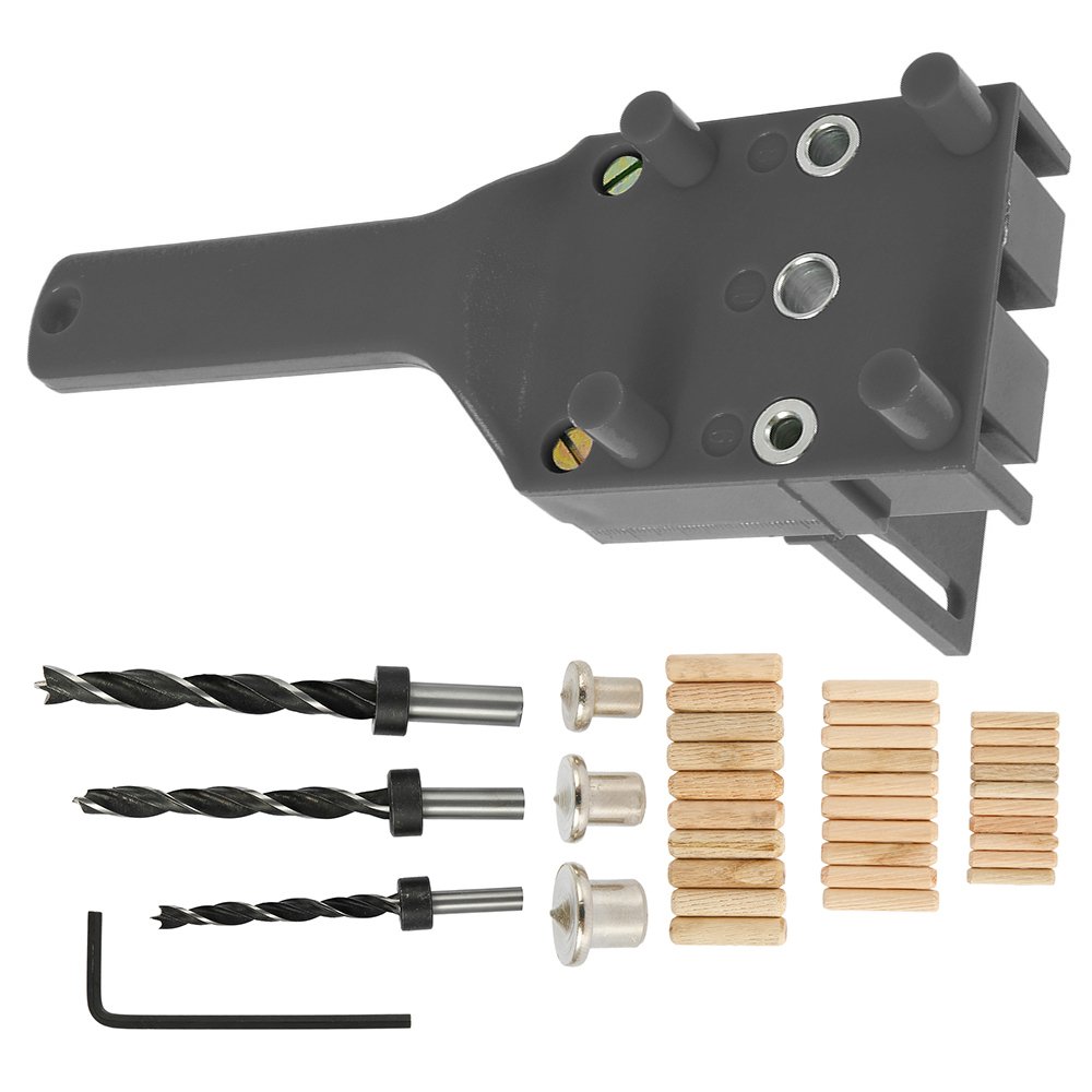 Tootise Woodworking Pocket Hole Jig Drill Guide Dowel Drilling Doweling Hole Saw Locator Drill for Carpenteror Wood 2023 - Image 14