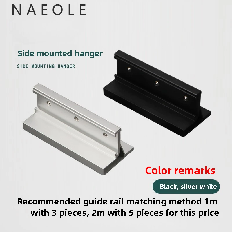 Silent Bidirectional Buffering Suspension Wheel Suspension Rail Glass Sliding Door Rail Upper Rail Kitchen Sliding Door Damping - Image 13