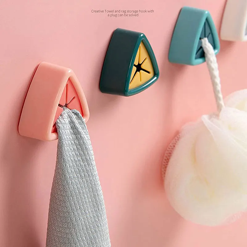 Towel Plug Holder Bathroom Towels Storage Organizer Rack Cap Punch Free Wash Cloth Clip Home Accessories Bathroom Decor Tool - Image 16