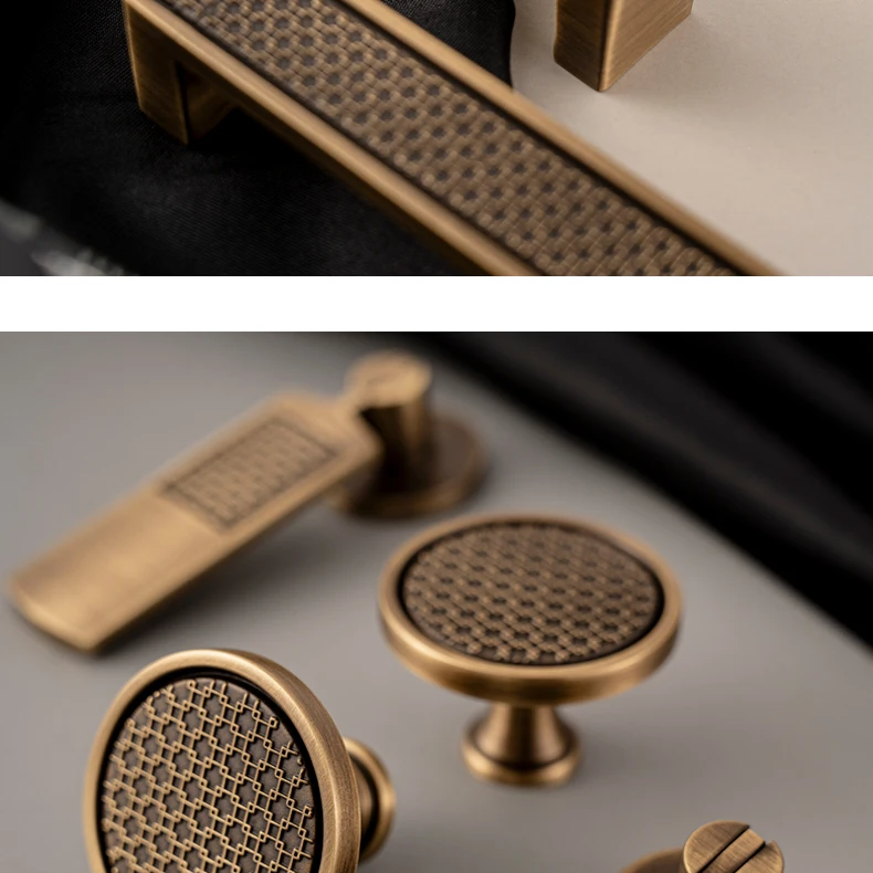 Santaya Antique Brass Handle Luxury Bronze Pull Kitchen Cabinet Handle Wardrobe Drawer Knob - Image 17