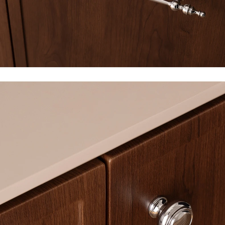 Santaya Solid Brass Chrome Kitchen Cabinet Pull Drawer Knob Bedroom Bright Silver Wardrobe Dresser Handle - Image 21