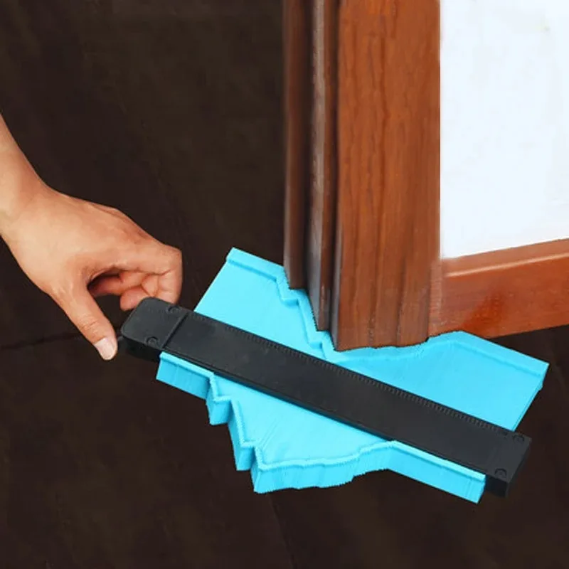 Profile Contour Gauge line Copier Ruler Cutting template Construction Woodworking Measuring instrument ceramic Tiling tiles tool - Image 2