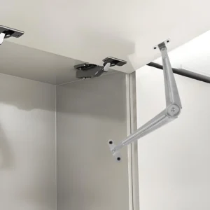 Heavy Duty Door Stopper Metal Limiter Support Rod for Cabinet Doors Adjustable Folding Hinge Clip Safe Stable Hardware for Home