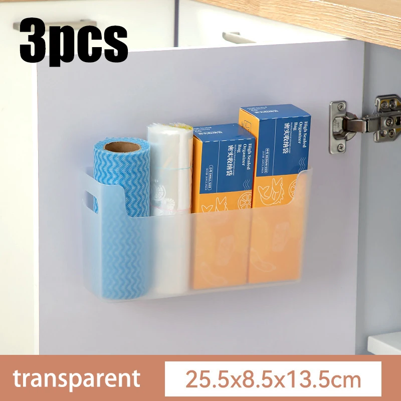 Cabinet door storage box, seasoning rack, perforated wall storage box, home underwear and socks storage rack, tableware drying - Image 13