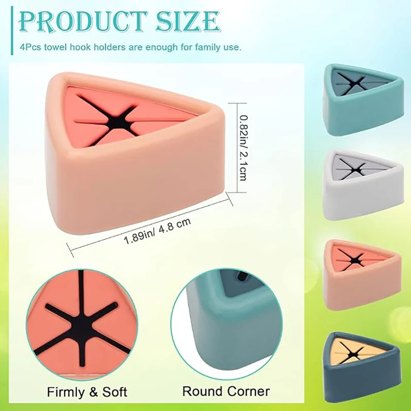 Towel Plug Holder Bathroom Towels Storage Organizer Rack Cap Punch Free Wash Cloth Clip Home Accessories Bathroom Decor Tool - Image 12