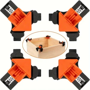 4pcs 90 Degree Corner Clamps For Woodworking, Adjustable Quick Spring Woodworking Clamps, Christmas Gifts Carpenter