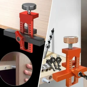 Multi Functional Cabinet Door Mounting Assistant Door Panel Quick Leveling Installation Jig Wooden Furniture Connector Puncher